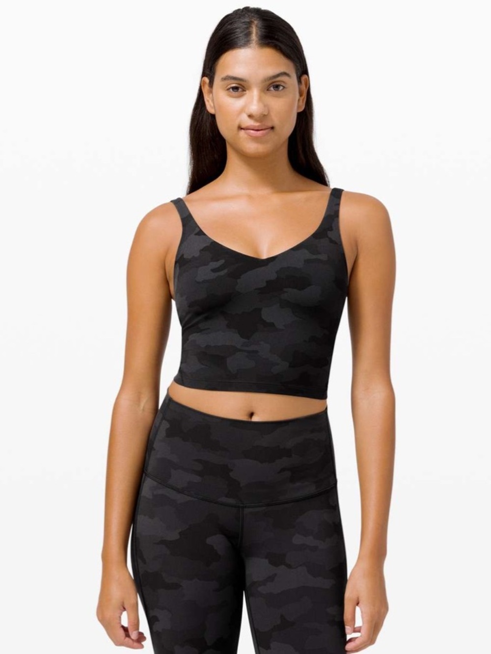 Lululemon Align Tank Top In Heritage 365 Camo Deep Coal Multi Size 4